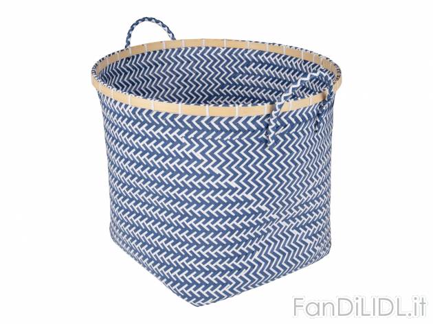 Cesto portabiancheria AquaPur, prezzo 9.99 € 
- Dimensioni (Ø x A): 47 x 45 ...