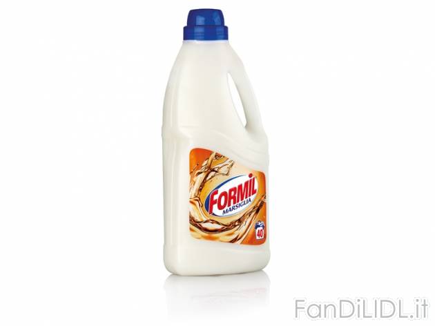 Detersivo liquido bucato Marsiglia , prezzo 1,99 &#8364; per 3 l flacone, € ...