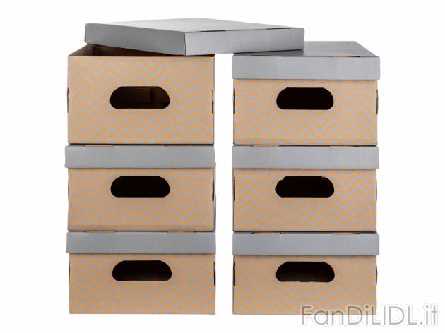 Box multiuso Melinera, prezzo 5.99 € 
6 pezzi 
- Con coperchio e 2 manici
- ...