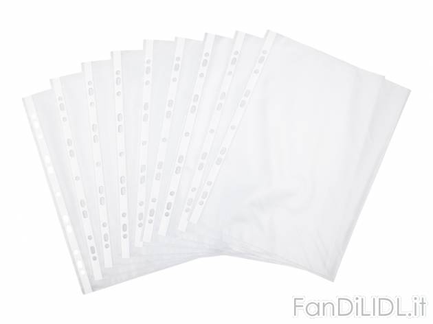 Buste trasparenti A4 United Office, prezzo 2.99 €  
100 pezzi
Caratteristiche