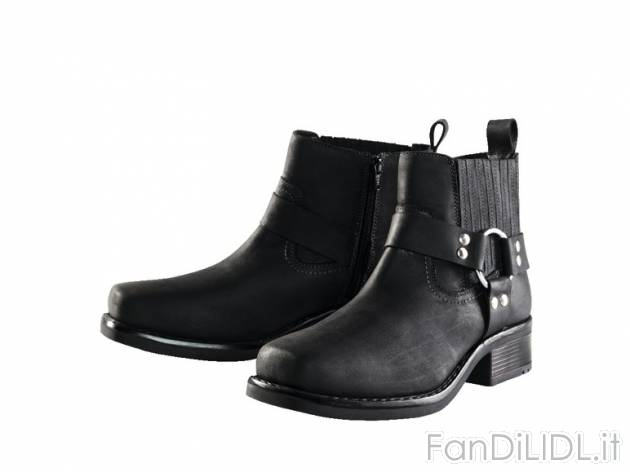 Stivali in pelle da uomo Livergy, prezzo 29,99 &#8364; per Alla confezione 
- ...