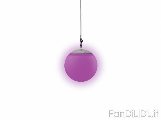 Lampada LED a energia solare da appendere Livarno Lux, prezzo 24.99 &#8364; ...