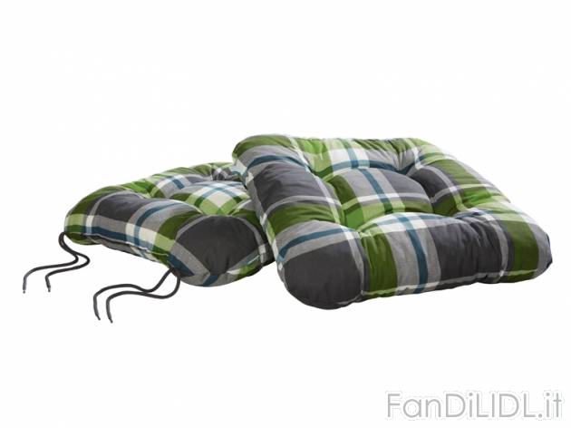 Cuscino per sedia 40x40 cm Florabest, prezzo 5,99 &#8364; per Alla confezione ...