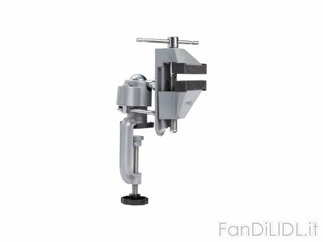 Morsa da banco Parkside, prezzo 11.99 € 
- Per piani di lavoro con spessore di ...