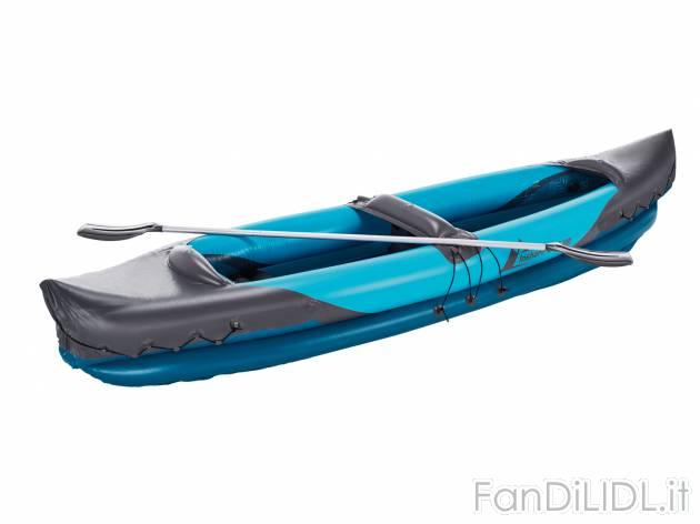 Kajak gonfiabile Crivit, prezzo 59.00 &#8364; 
- Sedile anteriore e posteriore ...