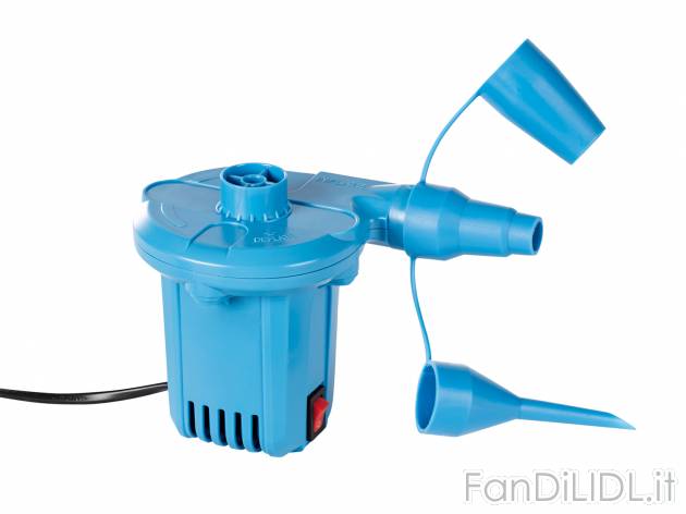 Pompa elettrica Silvercrest, prezzo 6.99 € 
- Gonfia e sgonfia semplicemente, ...
