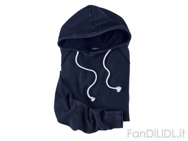 Felpa con cappuccio da uomo Livergy, prezzo 9,99 &#8364; per Alla confezione ...