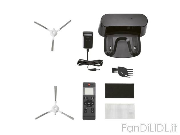 Robot aspirapolvere Silvercrest, prezzo 149 EUR 
Robot aspirapolvere 
- Dimensioni ...