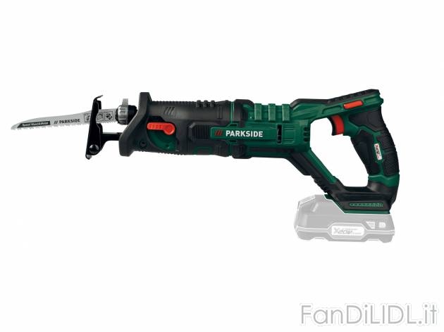 Seghetto ricaricabile Parkside, X20VTeam, prezzo 34.99 € 
- Per tagliare legno, ...