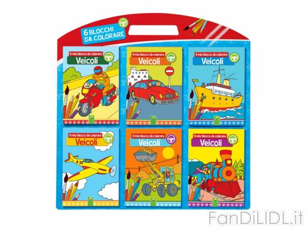 Mini blocchi da colorare , prezzo 2,99 &#8364; per Alla confezione 
- 6 blocchi ...