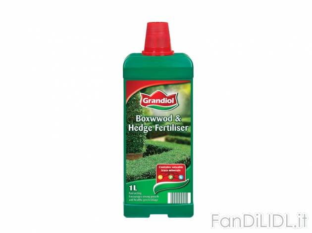Concime per bossi e siepi , prezzo 1,79 &#8364; per Alla confezione 
-      1l