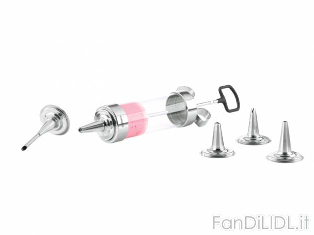 Set siringa per dolci Ernesto, prezzo 7,99 &#8364; per Al set 
- Per decorare ...