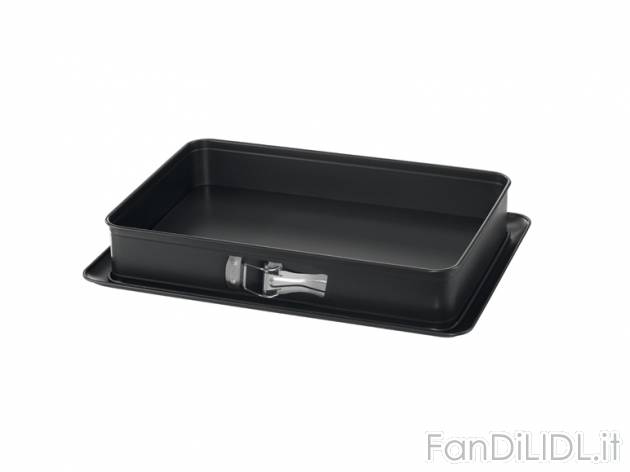 Tortiera rettangolare , prezzo 7,99 &#8364; per Alla confezione 
- Rivestimento ...