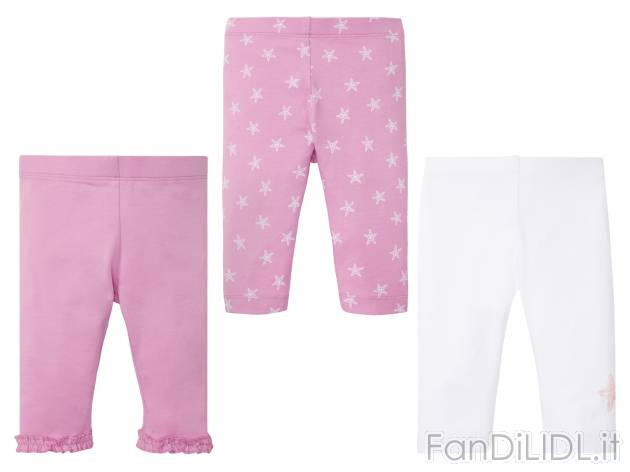Leggings da bambina Lupilu, prezzo 5.99 € 
3 pezzi - Misure: 1-6 anni
Taglie ...