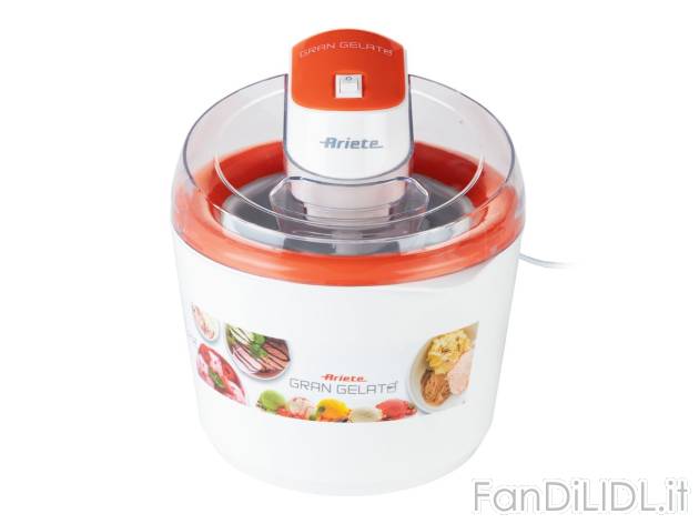 Gelatiera , prezzo 39.99 EUR 
Gelatiera 
- Gelato pronto in 30 minuti
- Per preparare ...