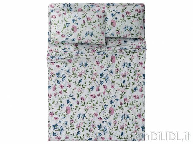 Completo lenzuola Meradiso, prezzo 17.99 € 
1 piazza e mezza 
- Puro cotone
- ...