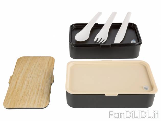 Portavivande Ernesto, prezzo 8.99 &#8364; 
- 2 scomparti chiusi con valvola ...