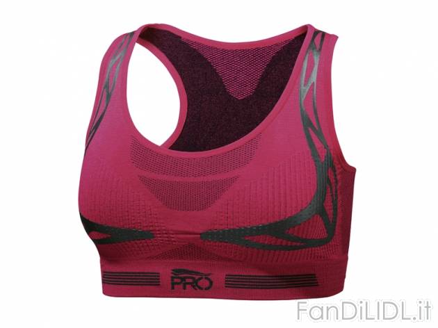 Reggiseno sportivo , prezzo 7,99 &#8364; per Alla confezione 
- Con fasce stabilizzanti ...