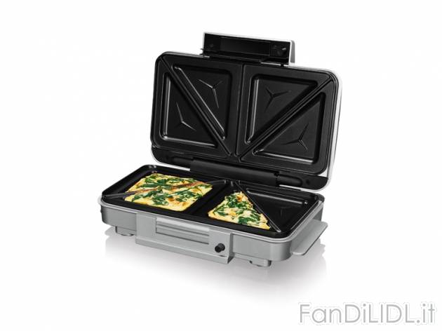 Tostiera , prezzo 24,99 &#8364; per Alla confezione 
- Con rivestimento antiaderente ...