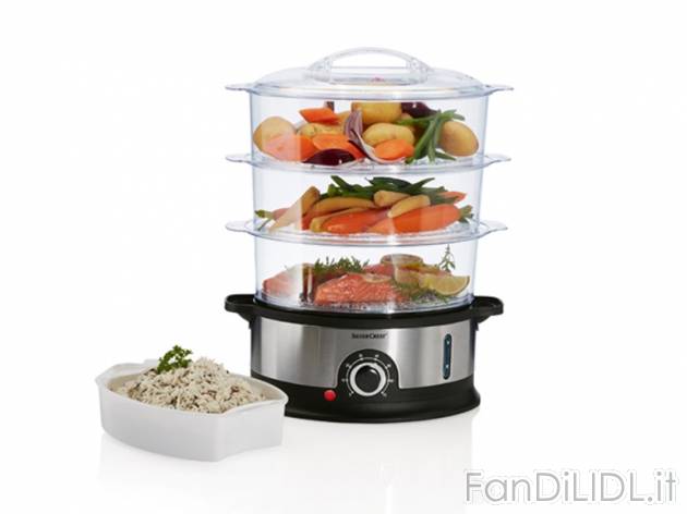 Vaporiera elettrica , prezzo 29,99 &#8364; per Alla confezione 
- Cottura senza ...