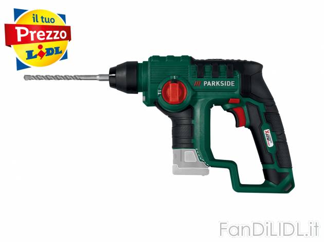 Trapano battente ricaricabile Parkside, X12VTeam SDS, prezzo 29.99 € 
- Meccanismo ...