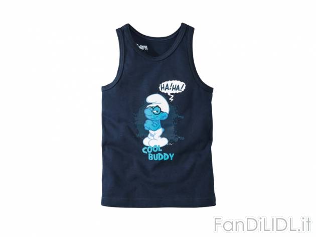 Coordinato intimo da bambino “I PUFFI” , prezzo 3,99 &#8364; per Alla confezione ...