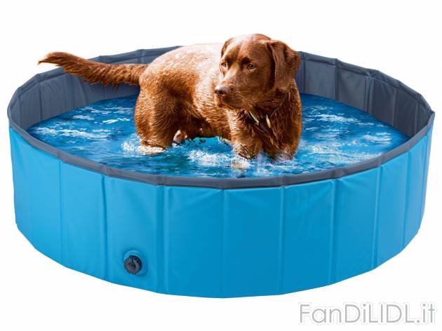 Piscina per cani Zoofari, prezzo 39.99 € 
- Con fondo antiscivolo
- Apertura ...