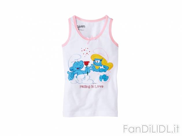 Coordinato intimo da bambina “I PUFFI” , prezzo 3,99 &#8364; per Alla confezione ...