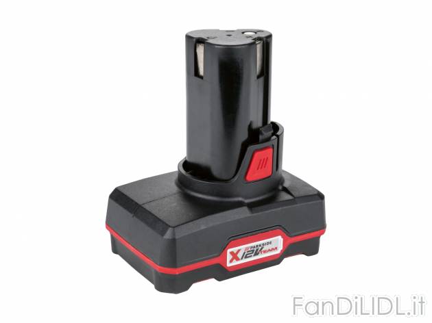 Batteria 4 Ah Parkside, X20VTeam, prezzo 19.99 € 
Parkside X 12 V Team 
- Tipo: ...