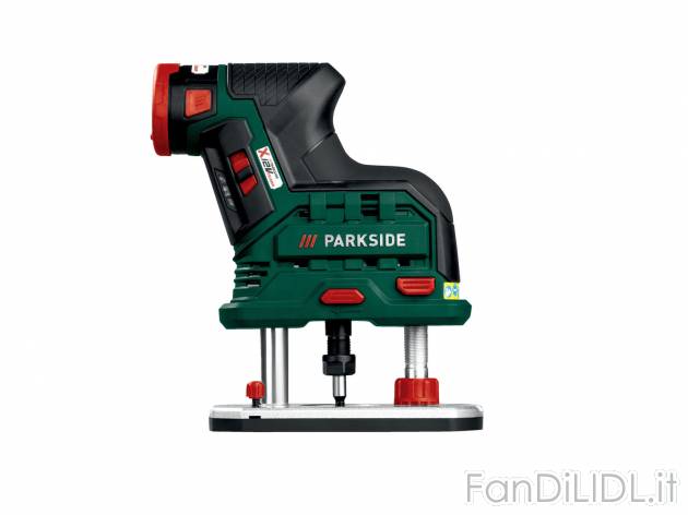 Fresatrice verticale ricaricabile Parkside, X12VTeam, prezzo 59.00 € 
- Batteria ...