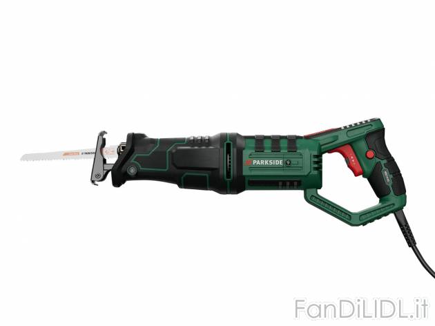 Seghetto elettrico Parkside PFS710D3, prezzo 34.99 € 
- Impugnatura girevole ...