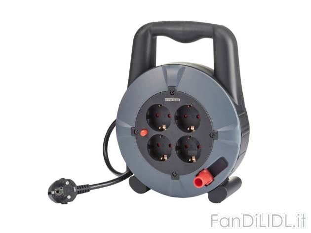 Avvolgicavo , prezzo 12.99 EUR  
Avvolgicavo  Coupon - 5 m  
-  4 prese con shutter