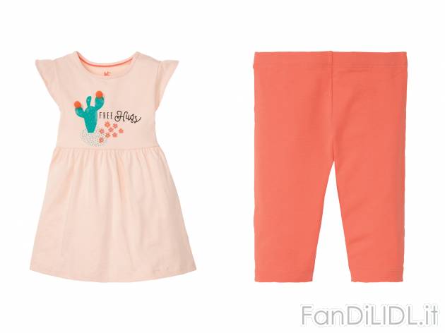 Completo maglia e leggings capri da bambina Lupilu, prezzo 5.99 € 
Misure: 1-6 ...