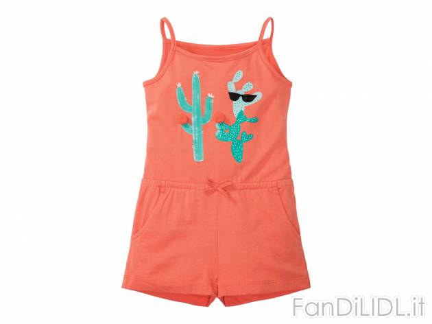 Tuta intera da bambina Lupilu, prezzo 5.99 &#8364; 
Misure: 1-6 anni 
- Puro ...