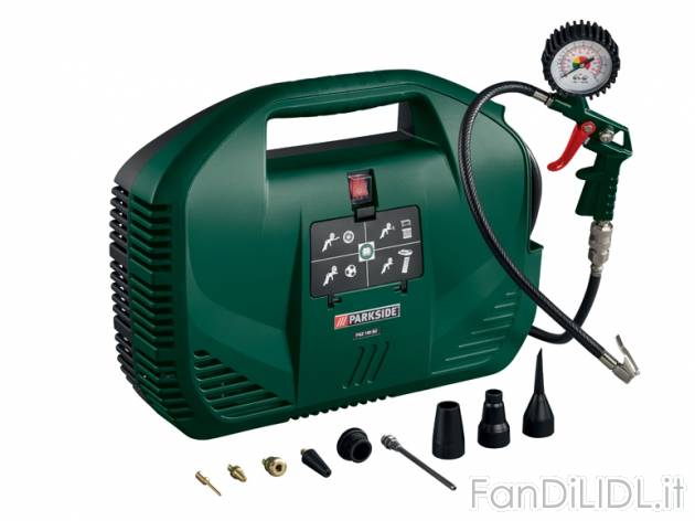 Compressore portatile Parkside, prezzo 69,99 &#8364; per Alla confezione 
- ...