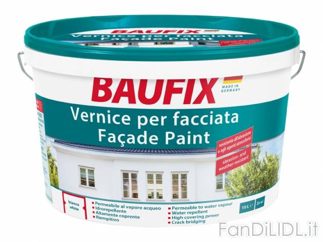 Pittura murale per esterni , prezzo 16,99 &#8364; per Alla confezione 
- Idrorepellente ...