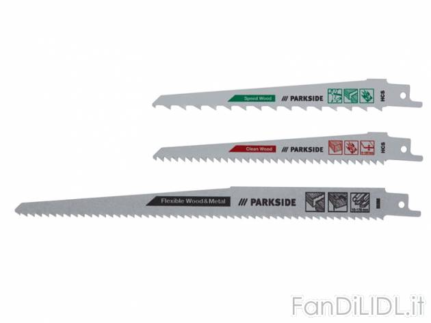 Lame per seghetto elettrico Parkside, prezzo 3,99 &#8364; per Alla confezione ...