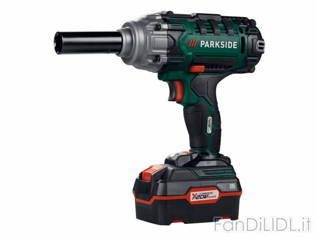 Avvitatore a percussione ricaricabile Parkside, X20VTeam, prezzo 59.00 € 
- Per ...