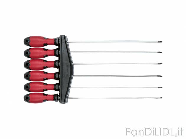 Set cacciaviti Parkside, prezzo 9.99 € 
6 pezzi 
- Con punta extra lunga
- ...