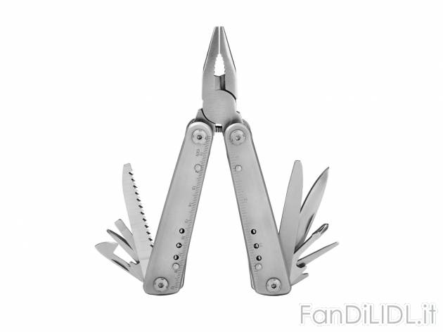 Utensile multiuso con custodia Crivit, prezzo 6.99 € 
- 13 funzioni
- Con sistema ...