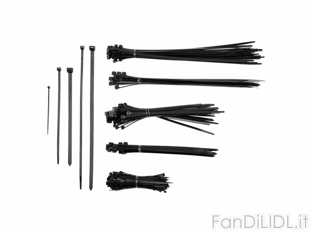 Set fascette fermacavo Powerfix, prezzo 2.99 &#8364; 
250 pezzi
Caratteristiche

- ...