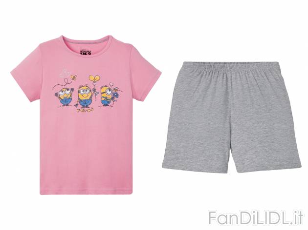 Pigiama corto da bambina , prezzo 5.99 €  
Misure: 2-10 anni
Taglie disponibili