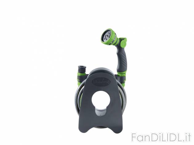 Kit tubo per irrigazione 10m con supporto da parete Florabest, prezzo 14,99 &#8364; ...