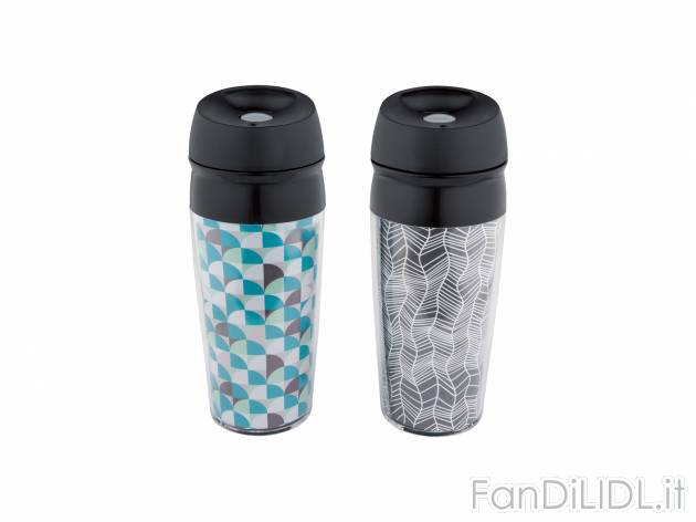 Tazza da passeggio Ernesto, prezzo 5.99 &#8364; 
2 pezzi 
- 420 ml / 450 ml
Caratteristiche

- ...