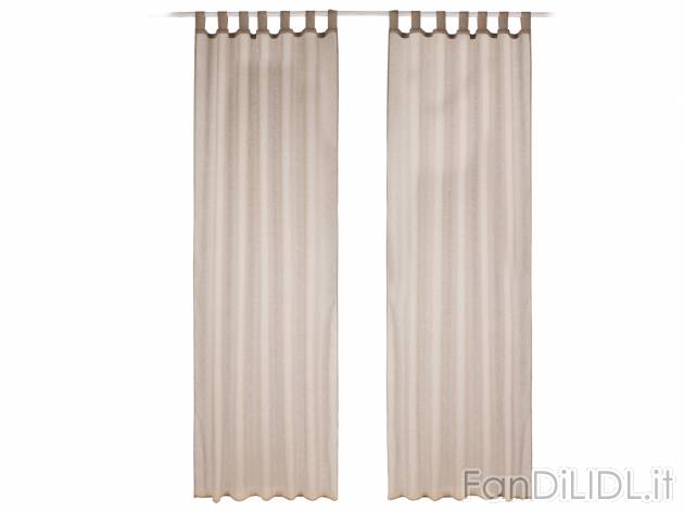 Set tende Meradiso, prezzo 12.99 € 
2 pezzi 
- 
135 x 265 cm
Prodotto sostenibile ...