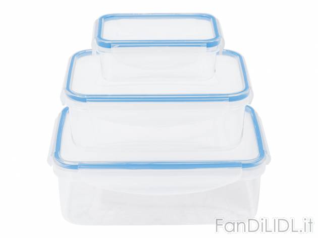 Set contenitori salvafreschezza Ernesto, prezzo 3.99 &#8364; 
3 pezzi 
- Coperchio ...