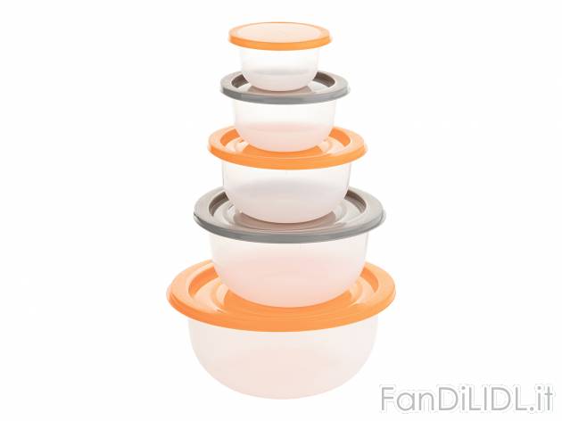 Set contenitori salvafreschezza Ernesto, prezzo 3.99 &#8364; 
5 pezzi 
- 235 ...
