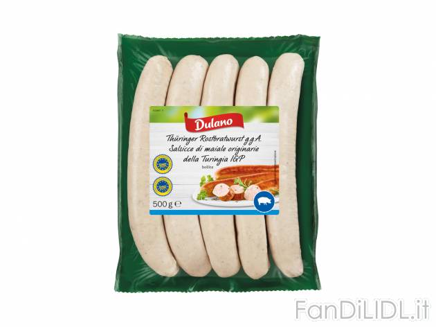 Thüringer Rostbratwurst g.g.A. Disponibile-nel-banco-frigo_1, prezzo 2.79 &#8364; ...