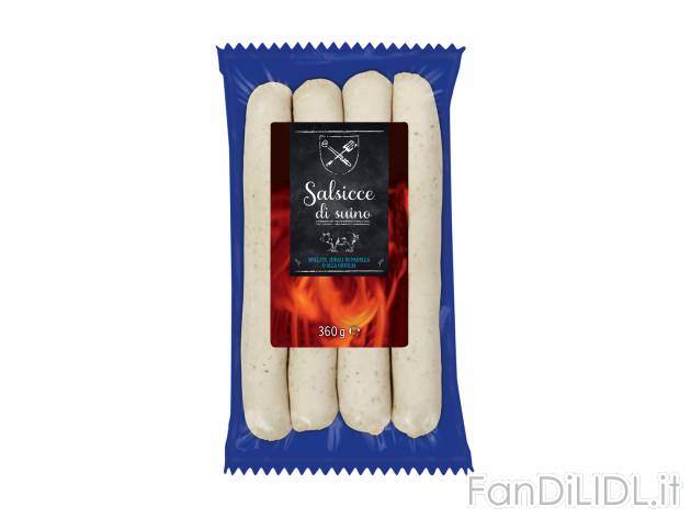 Salsicce di suino Disponibile-nel-banco-frigo_1, prezzo 2.19 &#8364; 
- Classiche ...