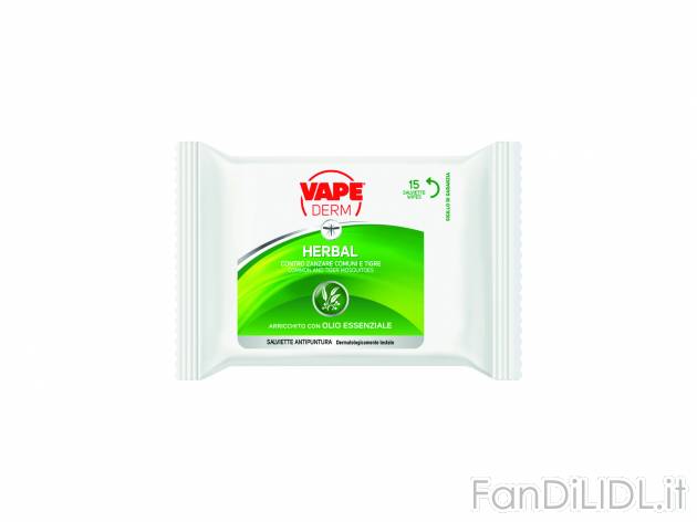 Salviette antipuntura , prezzo 3.79 &#8364;
